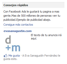 Consejos rápidos de Facebook